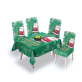 Xmas Table And Chair Cover Green